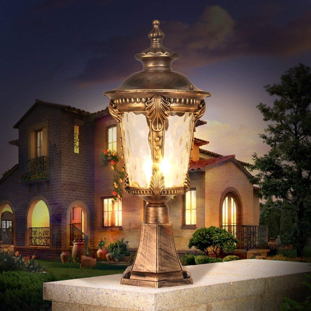 Amazon.com: ZEELYDE Post Lights Outdoor,Vintage European Retro